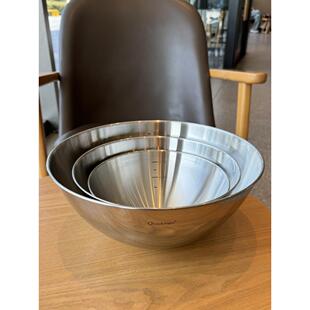 多功能料理碗！1810不锈钢家用备菜盆冷面沙拉碗厨房和面烘焙用具