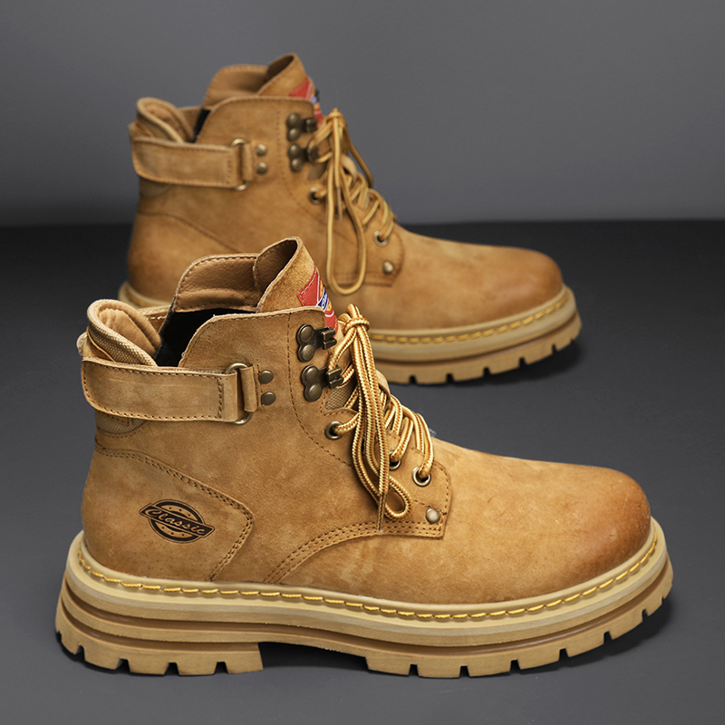 高帮马丁靴2025秋冬季新款工装鞋