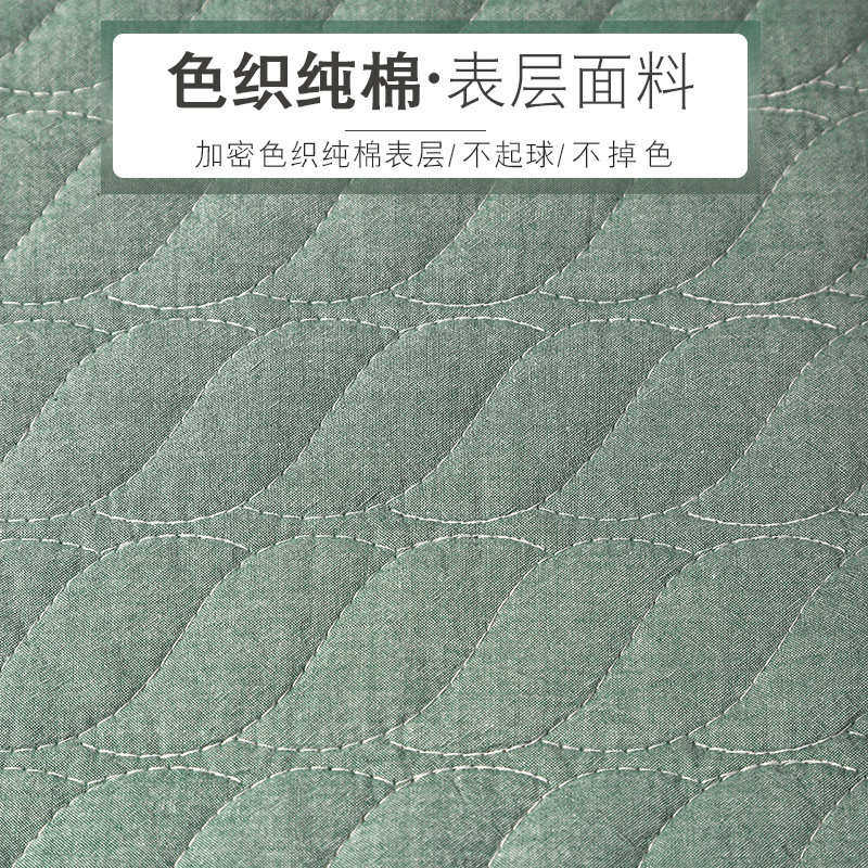 纯棉绗缝椅垫四季日式简约坐垫餐桌椅垫防滑办公室座垫薄款可固定