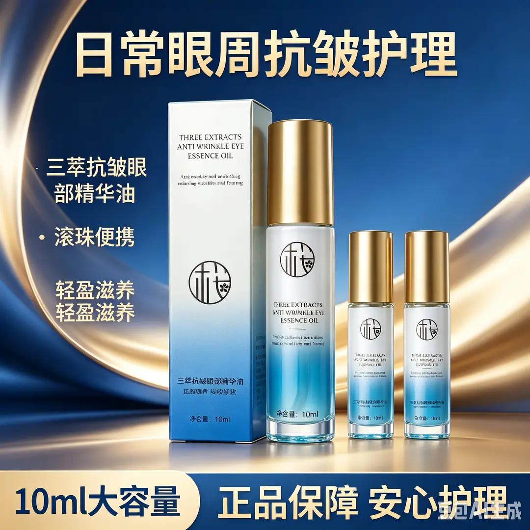 樱素肌三萃抗皱眼部精华油提拉