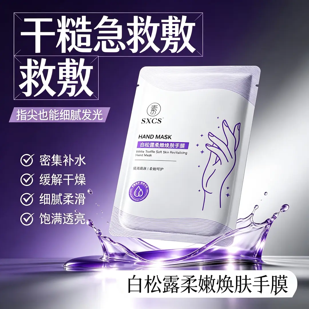 素秀臣氏白松露柔嫩焕肤手膜保湿