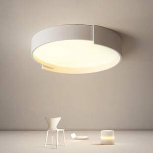 北欧简约带遥控器的主卧室吸顶灯极间LED书房房间创意个性餐厅灯