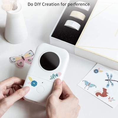 Phomemo迷你家用标签打印机跨境便携式打印机手持蓝牙热敏标签机