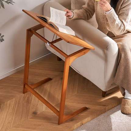 床边桌可折叠电脑桌家用客厅小型升降桌沙发小书桌办公笔记本沙发