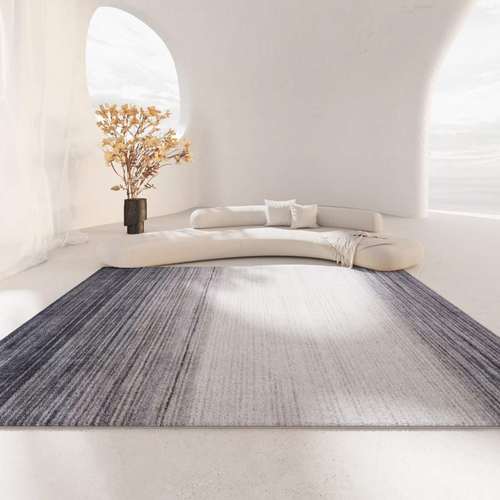 仿羊绒地毯客厅奶油风长毛家用床边毯2024新款地垫 卧室地毯