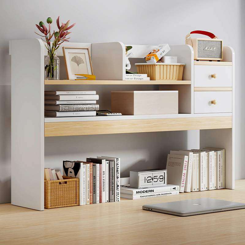 书架桌面置物架办公室桌上多层收纳架简易柜子卧室家用书桌小书柜,标准件/零部件/工业耗材,车间地垫,淘宝优惠券,粉丝福利购,淘宝优惠卷