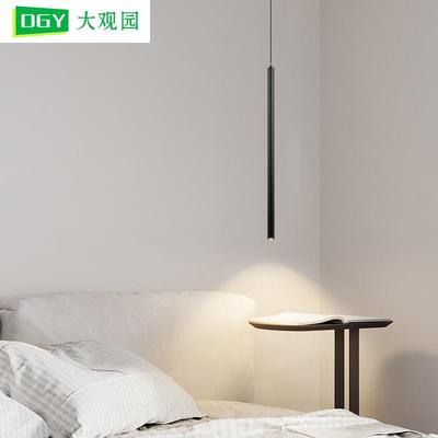 大观园床头吊灯自由升降极简床头小吊灯现代简约客厅背景墙灯473L
