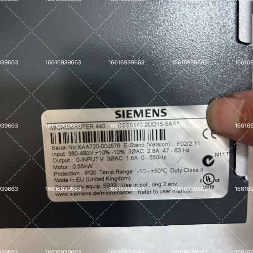 议价6SE6440-2UD15-5AA1MM440变频