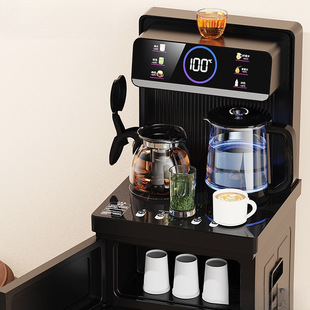 先科茶吧机智能语音家用立式下置水桶多功能全自动桶装水饮水机