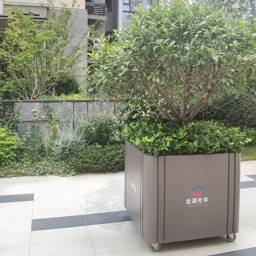 定制户外种植箱花箱广场商业街休息凳景观花池花槽外摆座椅坐凳