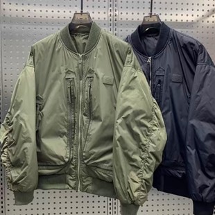 Madness Mdns Wruei冬季工装风加厚保暖羽绒服男士棒球服夹克外套