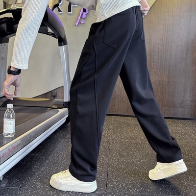 仓石一树高级感卫裤男士运动裤痞帅潮流百搭春秋季裤子新款休闲裤