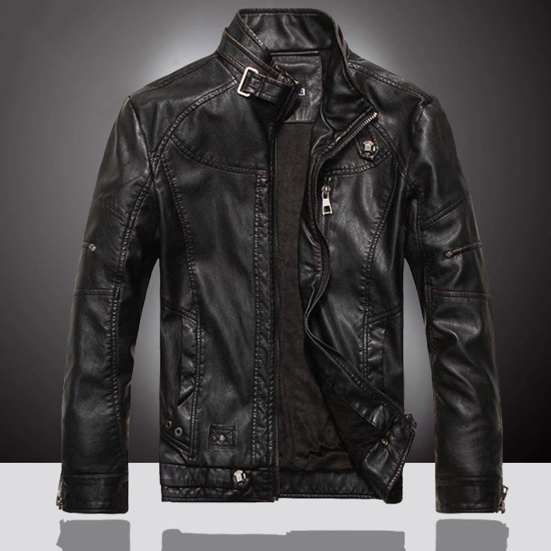 香港机车皮夹克男士秋冬英俊休闲夹克正品皮夹克羊毛衬里韩式立领,男装,皮衣,淘宝优惠券,粉丝福利购,淘宝优惠卷