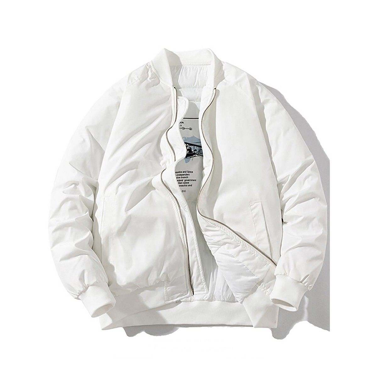 MUSONMU秋冬季棒球服男女情侣装宽松潮牌飞行夹克男棉服加厚外套