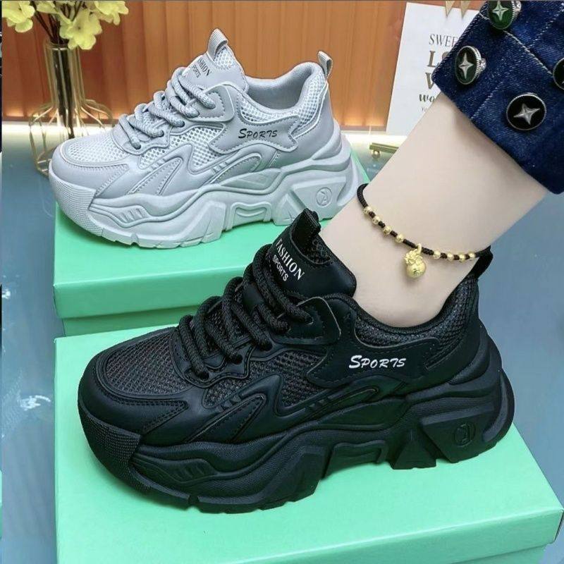 动漫故事厚底老爹鞋女款2025新款夏季透气薄款增高休闲百搭运动鞋,女鞋,休闲板鞋,淘宝优惠券,粉丝福利购,淘宝优惠卷