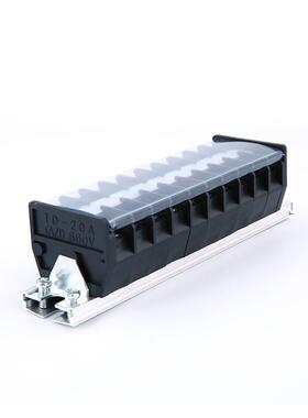 子D-T2010条形接线KKO排线器带透明盖轨道组并合式接线端子排