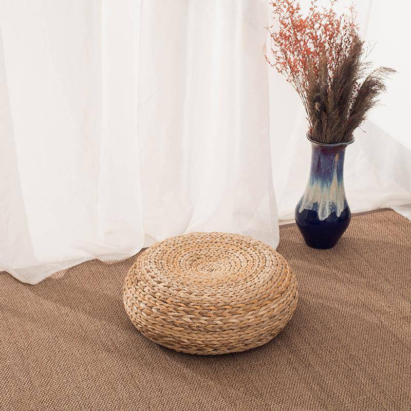 编矮凳圆凳小凳子草客编家具榻榻米椅子休闲厅IPA座椅墩坐园墩坐