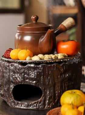 院围炉茶套装炭火烤茶炉煮煮茶器日式煮茶LT303围炉碳炉户外庭茶