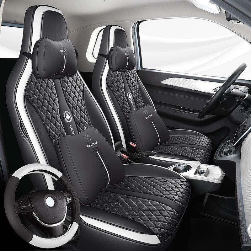 华新日i0专晨车专用汽车座A套JS/HD全包围坐垫3皮革新能源四季通