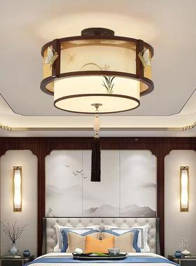 新中走卧廊过道60092吸顶灯中国风室书房灯胡桃式室木色茶餐厅阳