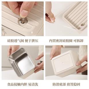 德国饭班盒微波炉加热便当盒上保TUE族温餐盒不锈钢便携多层保盒