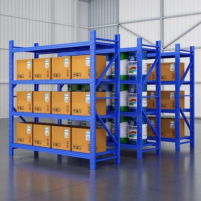 货仓架储架置物架多层展架重NNJ型加厚储货物示铁子仓库家用超市