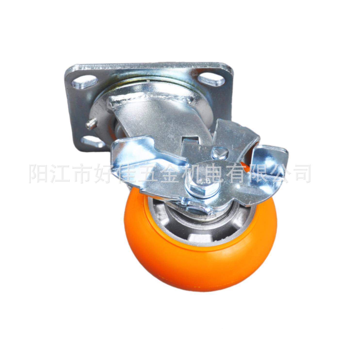 源酯工厂产品4X2重型双轴HJ802910承铝芯圆弧头形聚氨PU巧灵活轻