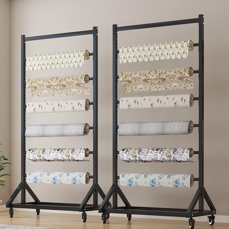 纺织面料a布料展示移动样布架家纺桌布塑料薄膜展架展会挂布卷货,商业/办公家具,置物架/陈列架/储物架/展示架,淘宝优惠券,粉丝福利购,淘宝优惠卷