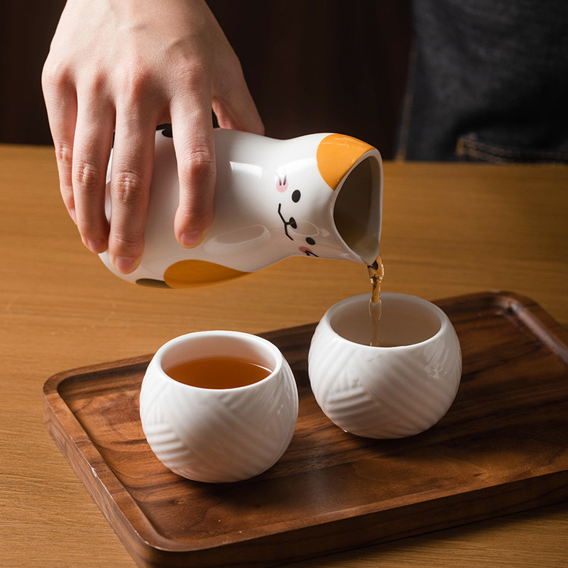 日式小酒杯套g装酒杯清酒酒具酒壶喝酒杯果酒杯白酒家用分酒器玻,餐饮具,异形/个性酒杯,淘宝优惠券,粉丝福利购,淘宝优惠卷