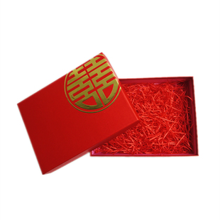 聘礼结婚彩礼盒子10万礼金箱定亲礼袋包装M大气婚嫁陪嫁钱袋彩金