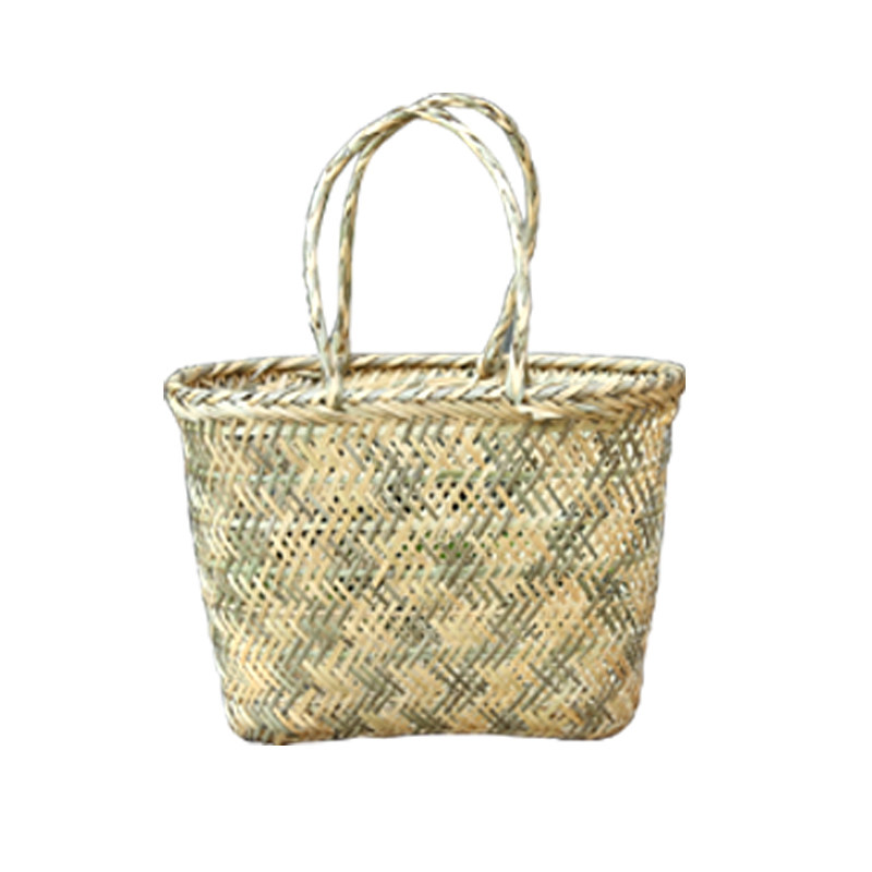 环保露营野餐篮手提收纳竹编篮鸡蛋篮子包手工便携老X式手提买菜,收纳整理,购物篮,淘宝优惠券,粉丝福利购,淘宝优惠卷