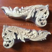 实木欧式 饰三个尺 护墙板橱V柜装 角花贴花吊顶 家具柜子木花门花