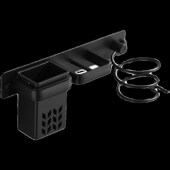 家用电吹风机支架浴室直发器卷y发棒夹板收纳置物架带筒美发工具