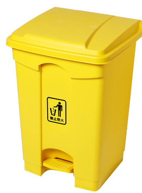户外/室内/k环保垃圾桶/45L脚踏带盖垃圾桶