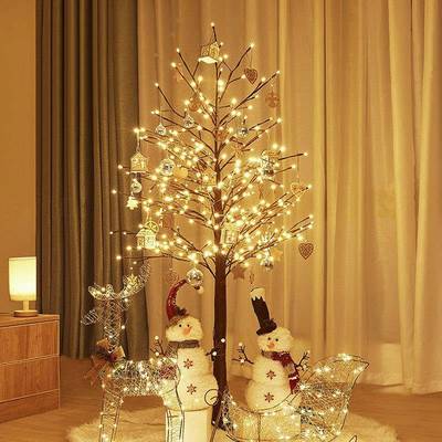 圣诞节灯树LED灯圣诞新年节庆客厅装饰氛围灯场景布置圣诞树灯饰