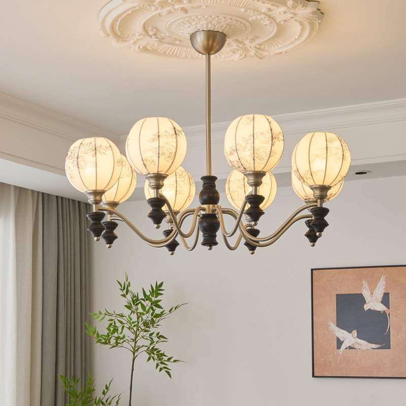 新中式布艺灯罩餐厅吸顶灯别墅客厅复式楼公寓民宿东南亚布艺吊灯,纺织面料/辅料/配套,纺织机械配件,淘宝优惠券,粉丝福利购,淘宝优惠卷