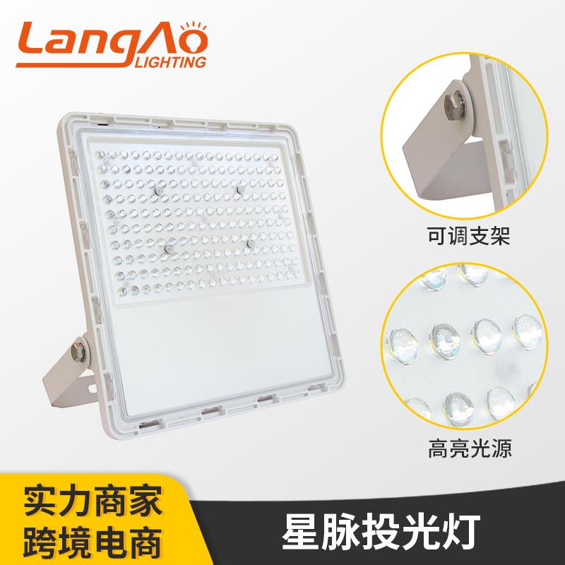 LED投光灯大功率高亮度泛光灯投光灯户外工地照明聚光灯厂家直供