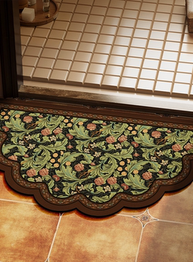 新款美式浴室地垫卫生间厕所门口脚垫硅藻泥吸水速干防摔家用地垫