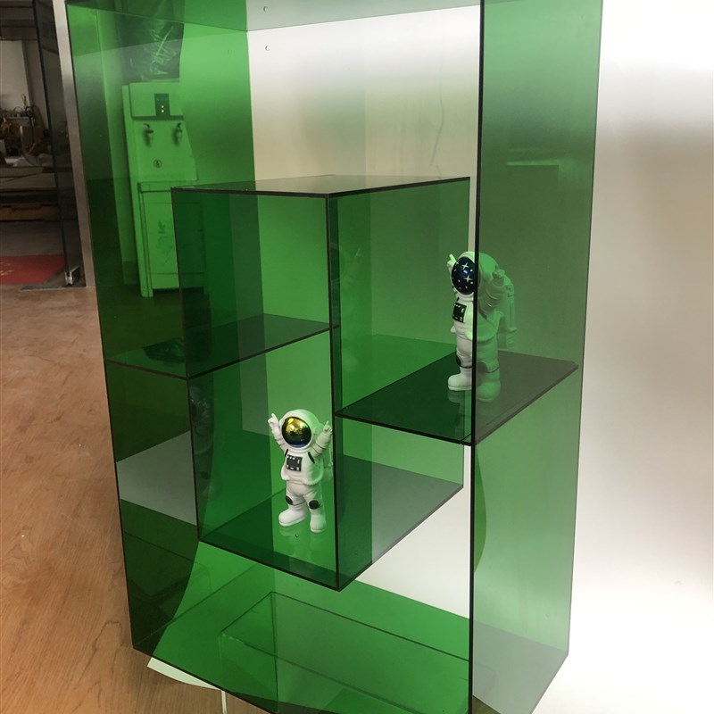亚克力橱窗展示柜 模型摆放E架 壁柜  半透明箱子