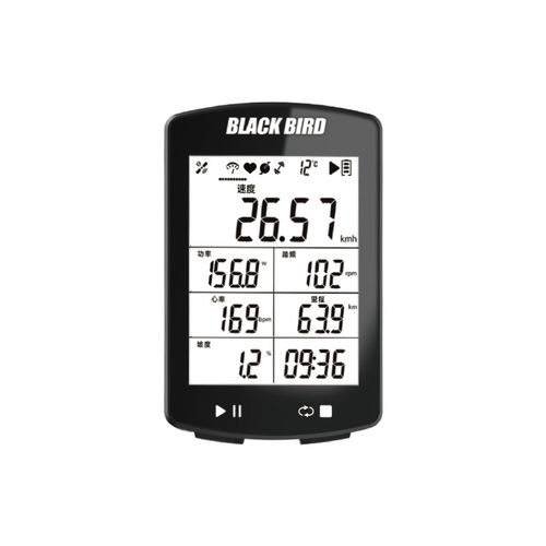 黑鸟（Blackbird）新款BB20 GPS无线码表可连踏频心率自行车码表