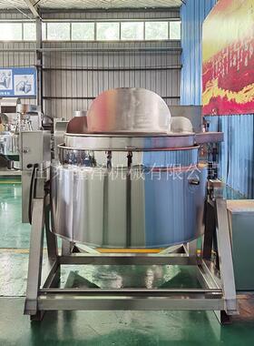 卤肉加工夹层锅 隆电机泽热卤品煮锅 酱牛肉卤煮制加工设备
