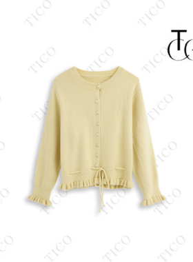 【甜甜专享】TICO汀可【桂影毛衣】时尚百搭休闲毛衣