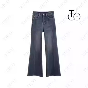 【甜馨专享】TICO汀可【平行牛仔裤】显瘦百搭加绒牛仔裤 TC2832