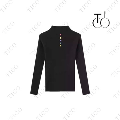 【甜甜专享】TICO汀可【寻云打底】时尚百搭休闲打底衫