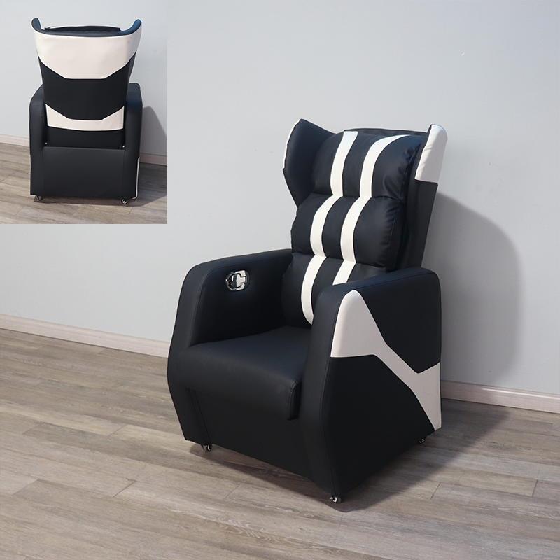 可躺网吧可发椅电竞椅布艺皮单艺高q-669629沙背人沙发网咖电脑沙