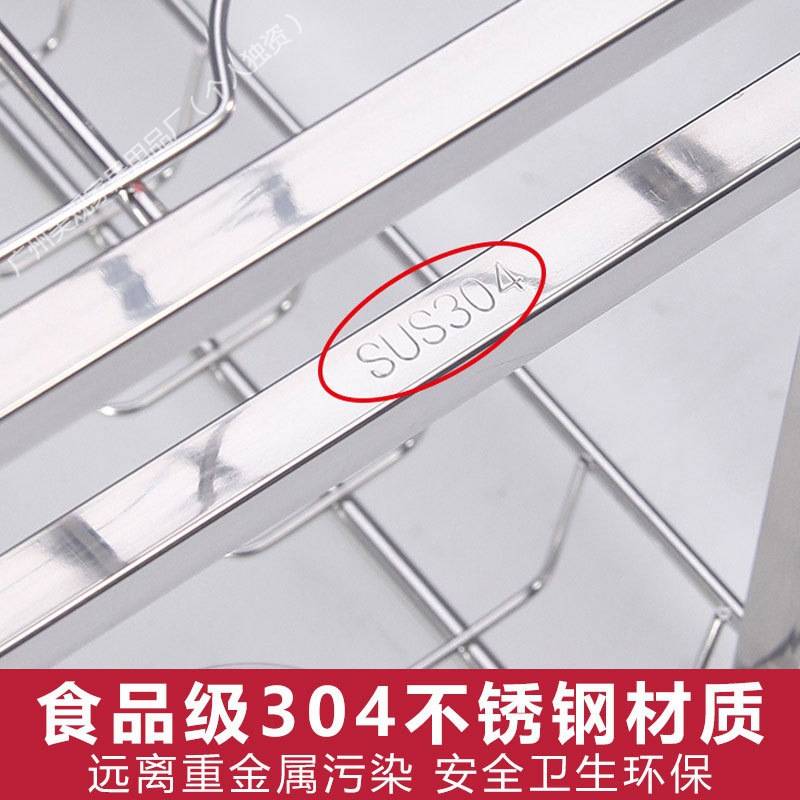 304不锈钢放碗架厨房单层沥水架盘子收纳架晾碗放碗架置物架一层