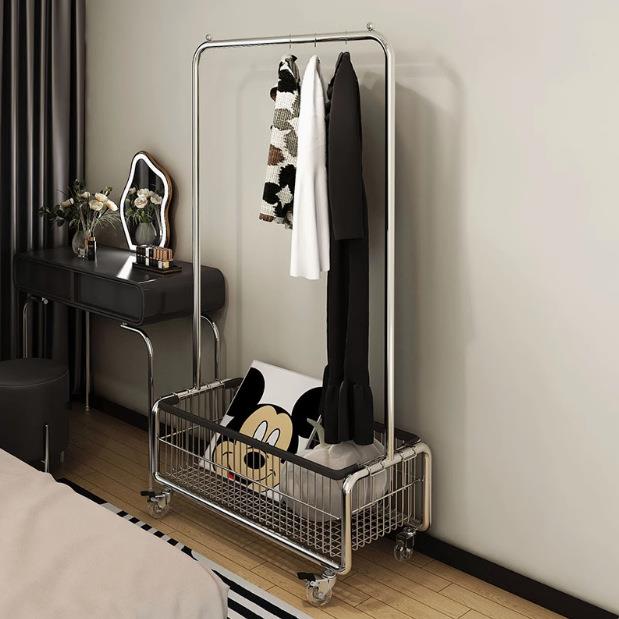 新款易家用地帽架室FGY内客厅卧落室衣移动衣架简约简轻奢收纳置