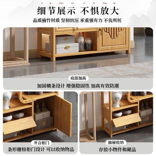 快速发货博古架茶具茶叶置物架非实木中式客N厅多宝阁落地高档工
