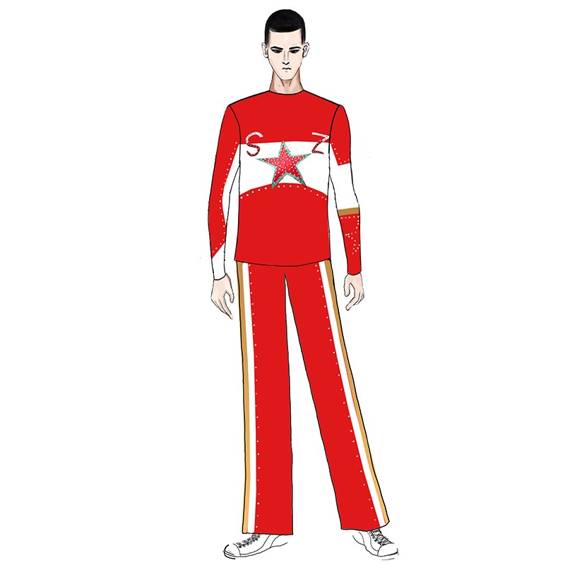 现货速发新款啦啦队服装广播艺术体操衣服啦啦操服成人健美操演出