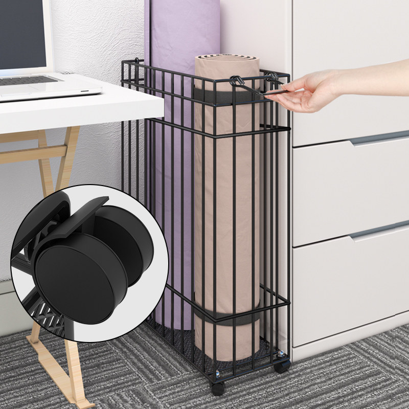 快速发货瑜伽垫收纳架脏s衣篮铁艺健身运动器材整理架子带轮家用,收纳整理,运动器材收纳用具,淘宝优惠券,粉丝福利购,淘宝优惠卷